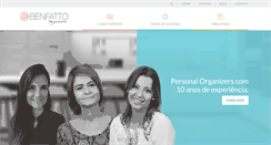 Desktop Screenshot of benfattoorganiza.com.br